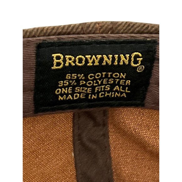 Browning Brown & Orange Cap One Size Fits All Mens Hat - Picture 6 of 7